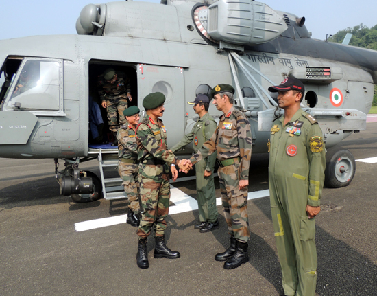 Army chief Gen Dalbir Singh Suhag at Northern Command Headquarters in Udhampur on Saturday. Army chief Gen Dalbir Singh Suhag at Northern Command Headquarters in Udhampur on Saturday.