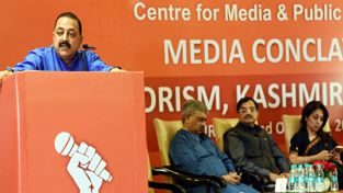 Union Minister Dr Jitendra Singh addressing the valedictory session as, chief guest, at the one-day conclave on Union Minister Dr Jitendra Singh addressing the valedictory session as, chief guest, at the one-day conclave on