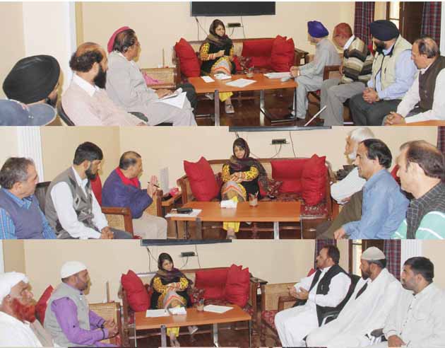 Several deputations meet Chief Minister; Mehbooba assures to look into their demands Several deputations meet Chief Minister; Mehbooba assures to look into their demands