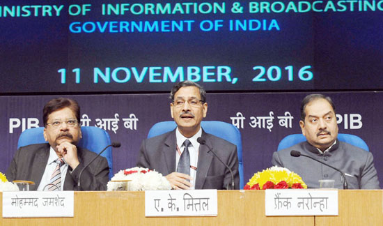Chairman, Railway Board, A K Mittal addressing the Economic Editors' Conference 2016 in New Delhi on Friday. Chairman, Railway Board, A K Mittal addressing the Economic Editors' Conference 2016 in New Delhi on Friday.