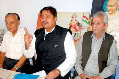 JWAM leaders addressing press conference on Sunday. JWAM leaders addressing press conference on Sunday.