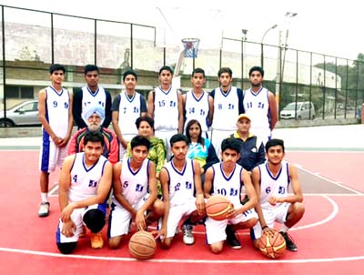 State Youth Basketball team posing for a group photograph. State Youth Basketball team posing for a group photograph.