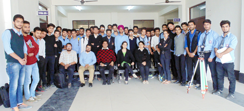 Students of Bhargava College posing alongwith dignitaries during guest lecture. Students of Bhargava College posing alongwith dignitaries during guest lecture.