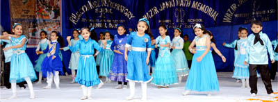 Students presenting colourful dance item while celebrating Annual Day at Jammu. Students presenting colourful dance item while celebrating Annual Day at Jammu.