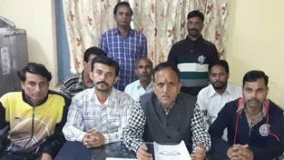 NMC president, Subhash Shastri, addressing media persons at Jammu on Saturday. NMC president, Subhash Shastri, addressing media persons at Jammu on Saturday.