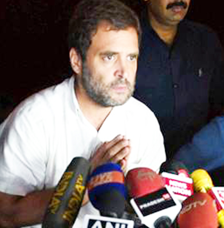 Rahul Gandhi detained