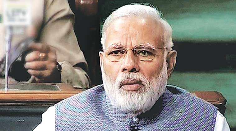 PM reviews note ban, discusses ways of digitisation Modi sits in RS even during adjournment, chats with MPs