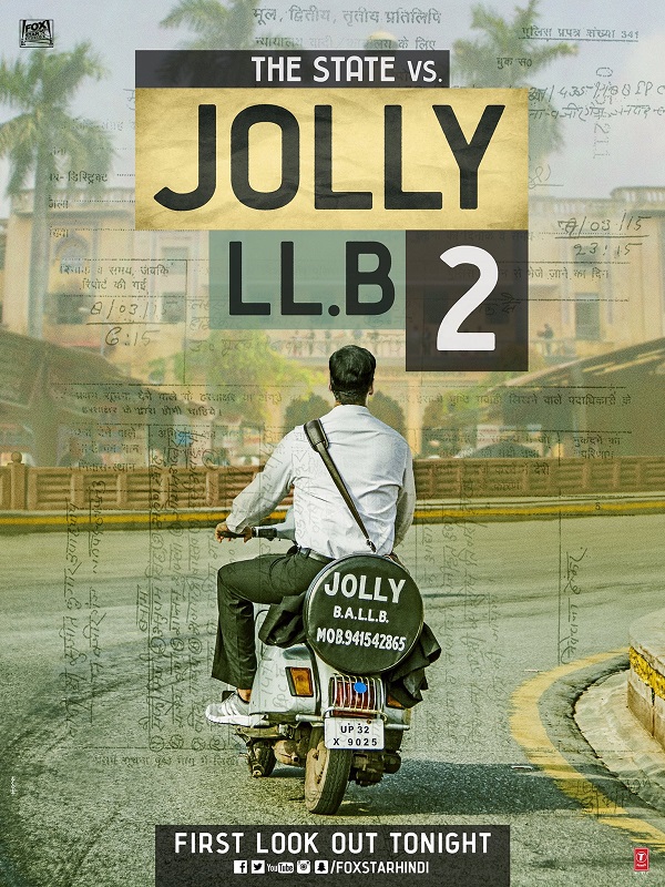 Akshay Kumar unveils teaser poster of 'Jolly LLB 2' Akshay Kumar unveils teaser poster of 'Jolly LLB 2'