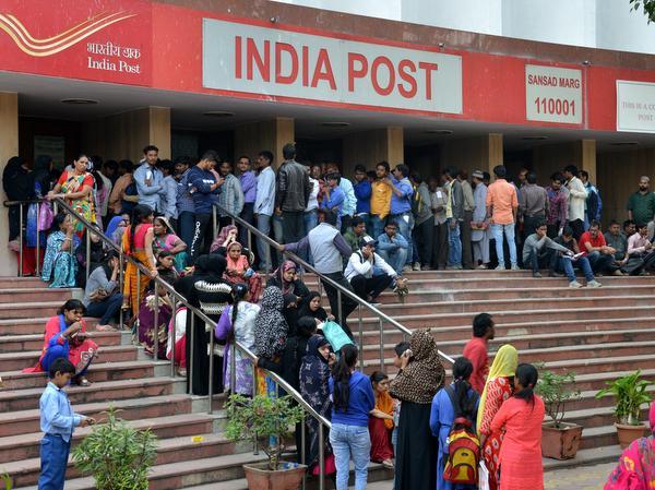Post offices exchanged notes worth Rs 3,680 crore till Dec 7 Post offices exchanged notes worth Rs 3,680 crore till Dec 7