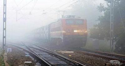 Dense fog slows down 70 trains; 20 cancelled Dense fog slows down 70 trains; 20 cancelled