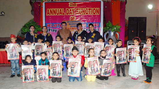 Students posing along with chief guest after celebrating Annual Day. Students posing along with chief guest after celebrating Annual Day.