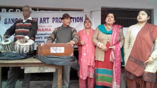 The artists of BLSKS presenting musical play. The artists of BLSKS presenting musical play.