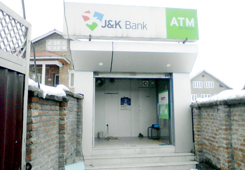 ATM stolen from Anantnag. ATM stolen from Anantnag.