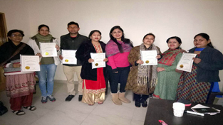 Participants of basic course on Pranic Healing at Jammu on Sunday. Participants of basic course on Pranic Healing at Jammu on Sunday.