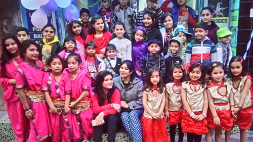 Participants of dance competition organised by Star World Dance & Aerobics Academy in Jammu. Participants of dance competition organised by Star World Dance & Aerobics Academy in Jammu.