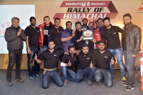 Karthick Maruthi team posing for a photograph after winning Maruti Suzuki National Super League Championship. Karthick Maruthi team posing for a photograph after winning Maruti Suzuki National Super League Championship.