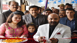 Health Minister Bali Bhagat launching Cable Network on Sunday. Health Minister Bali Bhagat launching Cable Network on Sunday.