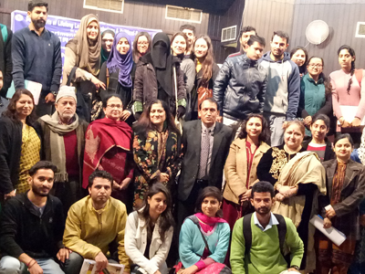 ADGP V K Singh alongwith faculty and students of Life long learning in Jammu posing for a group photo after a lecture on Thursday. ADGP V K Singh alongwith faculty and students of Life long learning in Jammu posing for a group photo after a lecture on Thursday.