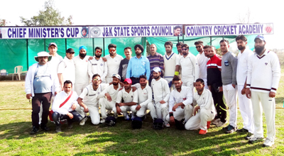 Winners posing for a group photograph after registering victory in Chief Minister’s Cricket Cup. Winners posing for a group photograph after registering victory in Chief Minister’s Cricket Cup.