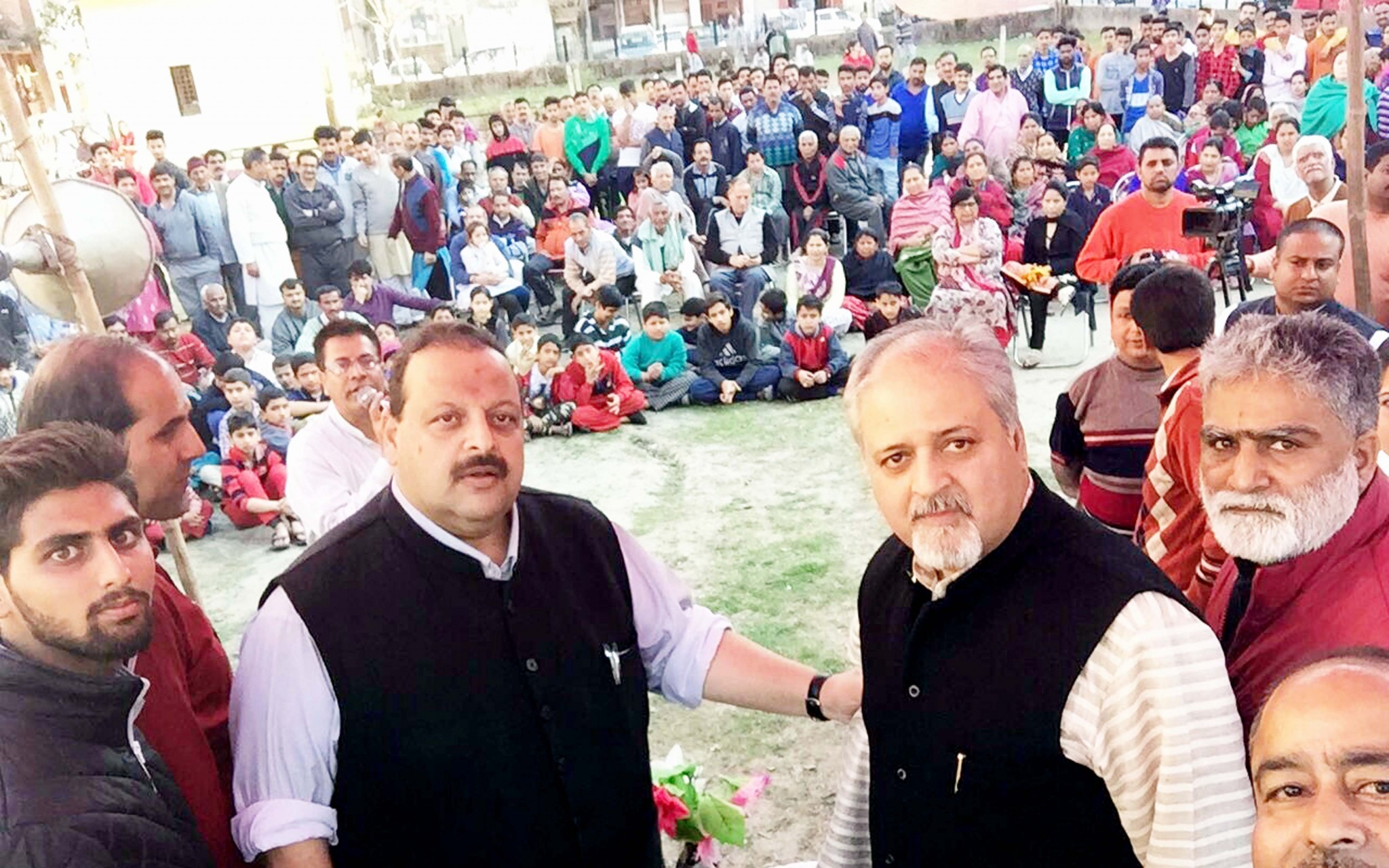 Provincial President National Conference Devender Singh Rana during a function at Jagti on Sunday. Provincial President National Conference Devender Singh Rana during a function at Jagti on Sunday.