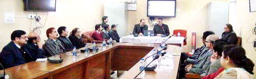 Principal District Judges participating in training programme organised on Sunday. Principal District Judges participating in training programme organised on Sunday.