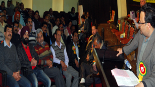 LIC agents during annual convention on Sunday. LIC agents during annual convention on Sunday.