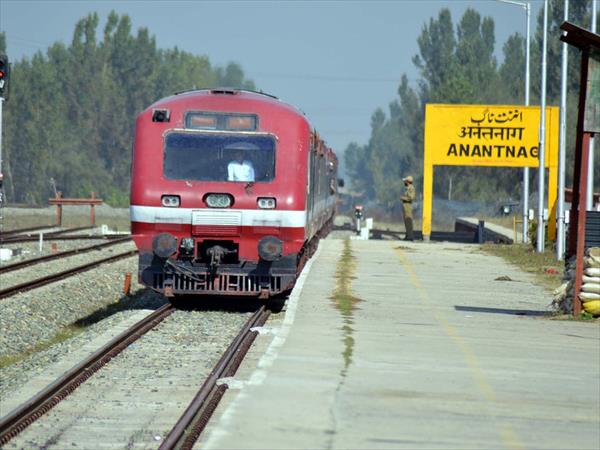 Train services suspended for security reasons in Kashmir