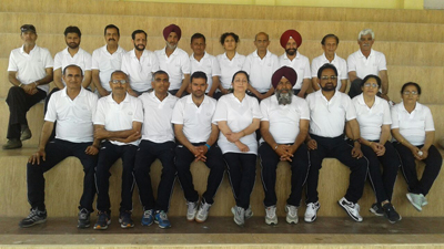 Ranjeet Kalra chairing a meeting of Council members to review arrangements for Khelo India Games. Ranjeet Kalra chairing a meeting of Council members to review arrangements for Khelo India Games.