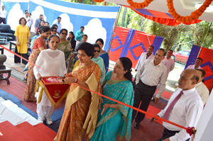 Pratima Shrivastava inaugurating heart check-up camp at CRPF Hospital in Jammu on Sunday. Pratima Shrivastava inaugurating heart check-up camp at CRPF Hospital in Jammu on Sunday.