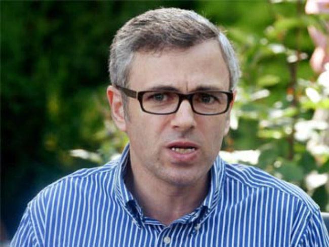 Omar Abdullah visits residence of DSP lynched by mob Omar Abdullah visits residence of DSP lynched by mob