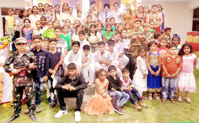 Students posing alongwith chief guest and other dignitaries while celebrating Foundation Day at DCM Public on Friday. Students posing alongwith chief guest and other dignitaries while celebrating Foundation Day at DCM Public on Friday.