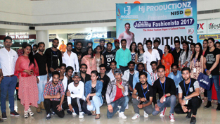 Participants of 'Mr & Miss Jammu Fashionista' auditions posing for group photograph. Participants of 'Mr & Miss Jammu Fashionista' auditions posing for group photograph.