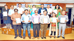 Dignitaries and officials releasing Tawi Trekkers Calendar of Activities in Jammu on Thursday. Dignitaries and officials releasing Tawi Trekkers Calendar of Activities in Jammu on Thursday.