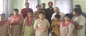 DGP Dr S P Vaid during his visit to Mentally Retarded Children’s Home at Channi Rama on Wednesday. DGP Dr S P Vaid during his visit to Mentally Retarded Children’s Home at Channi Rama on Wednesday.