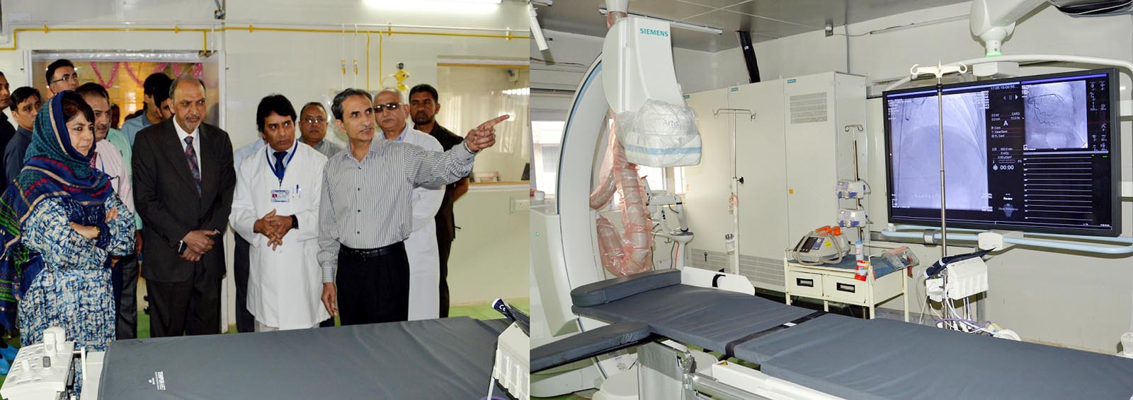 Dedicates Digital Cath Lab to people Dedicates Digital Cath Lab to people