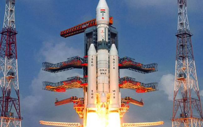 GSAT-9 on its way to its space home