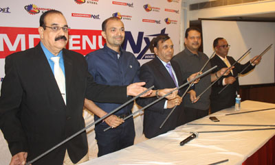 Kamdhenu next generation interlock bars being put on display. Kamdhenu next generation interlock bars being put on display.