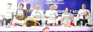 JU VC and others releasing souvenir of conference during inaugural function at IMS on Friday. JU VC and others releasing souvenir of conference during inaugural function at IMS on Friday.