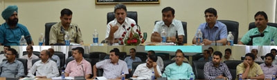 Chief Information Commissioner, Khurshid Ahmed Ganai chairing a Round Table Conference at Kathua on Wednesday. Chief Information Commissioner, Khurshid Ahmed Ganai chairing a Round Table Conference at Kathua on Wednesday.
