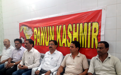 PK leaders during a meeting at Jammu on Sunday. PK leaders during a meeting at Jammu on Sunday.