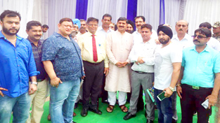 MP Jugal Kishore Sharma along with builders and SBI staff at Home Loan Mela at Gandhi Nagar in Jammu on Saturday. MP Jugal Kishore Sharma along with builders and SBI staff at Home Loan Mela at Gandhi Nagar in Jammu on Saturday.