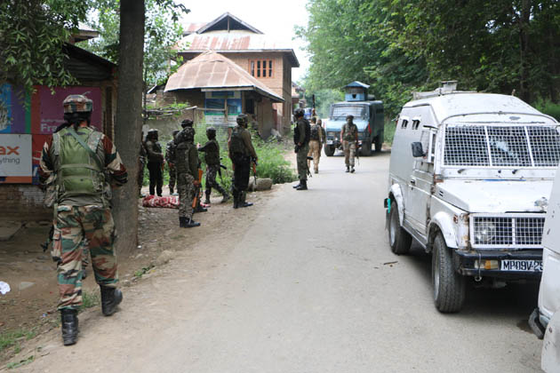 Two militants killed in encounter...younis khaliq