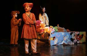 A scene from the play ‘Bobby’. A scene from the play ‘Bobby’.