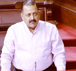 Union Minister Dr Jitendra Singh speaking with reference to “North Eastern Council Amendment Bill” in Rajya Sabha on Friday. Union Minister Dr Jitendra Singh speaking with reference to “North Eastern Council Amendment Bill” in Rajya Sabha on Friday.