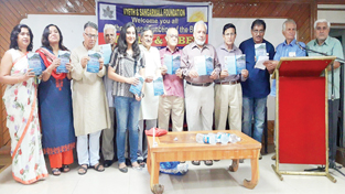 Scholars releasing Arvind Shah’s Words & Vibes at Jammu on Wednesday. Scholars releasing Arvind Shah’s Words & Vibes at Jammu on Wednesday.