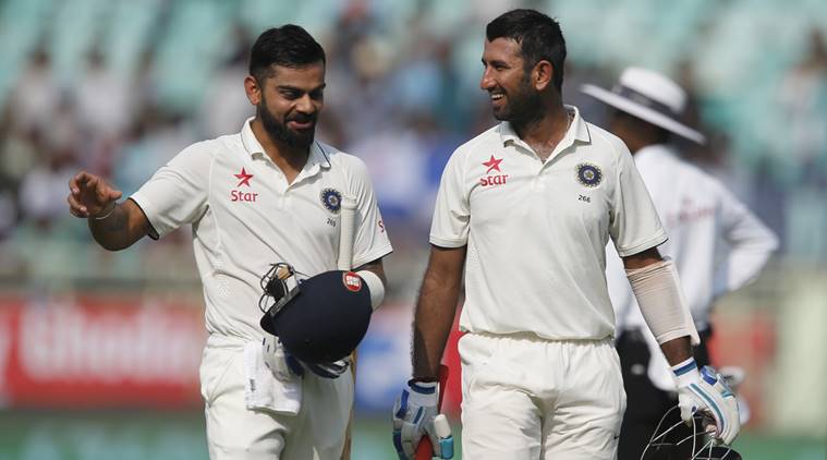 Virat Kohli, Cheteshwar Pujara