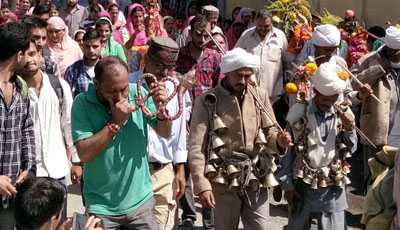 Devotees during Kailash Kund Yatra at Ghatha, Bhaderwah. -Excelsior/Tilak Raj Devotees during Kailash Kund Yatra at Ghatha, Bhaderwah. -Excelsior/Tilak Raj