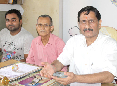 PK leaders at a press conference at Jammu on Wednesday. — Excelsior/Rakesh PK leaders at a press conference at Jammu on Wednesday. — Excelsior/Rakesh