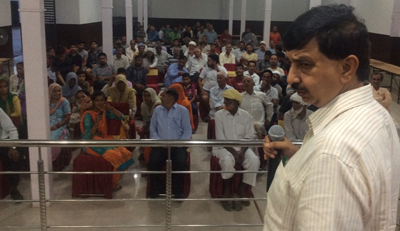 MLA Udhampur, Pawan Gupta addressing a public meeting at Malarh on Sunday. MLA Udhampur, Pawan Gupta addressing a public meeting at Malarh on Sunday.