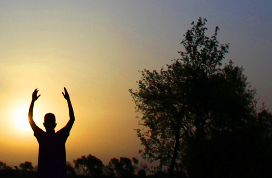 Morning Exercise. —Excelsior/Rakesh Morning Exercise. —Excelsior/Rakesh